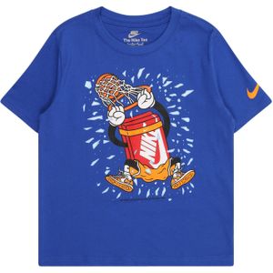 Nike Sportswear Shirt 'DUNK'  blauw / oranje / rood / wit