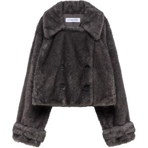 Adolfo Dominguez Tussenmantel  donkergrijs