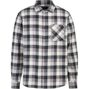 REPLAY Overhemd  grijs / lichtgrijs / wit