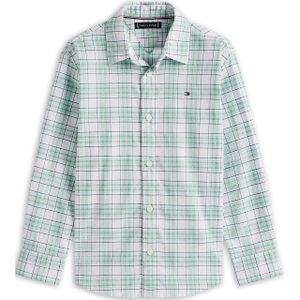 TOMMY HILFIGER Overhemd  navy / lichtgroen / pink / wit