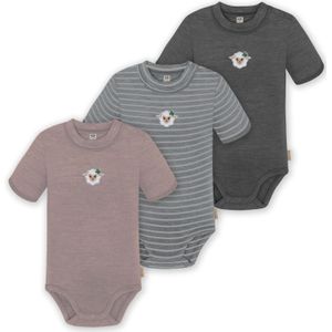 normani Rompertje/body 'Tihoi'  grijs / grafiet / mauve