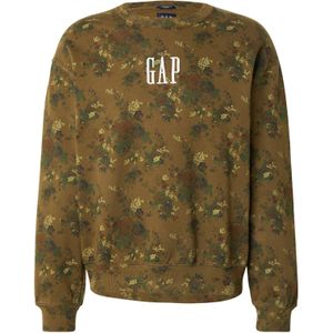GAP Sweatshirt  bruin / groen / olijfgroen / wit