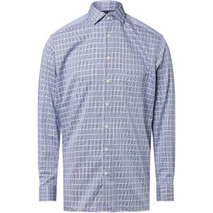 Andrew James Overhemd  navy / lichtblauw