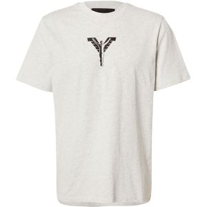 Carlo Colucci Shirt  lichtgrijs / zwart