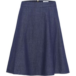 SOAKED IN LUXURY Rok 'Chamy'  blauw denim