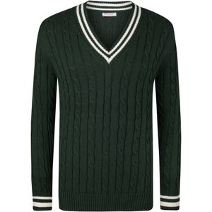 Felix Hardy Trui  groen / wit