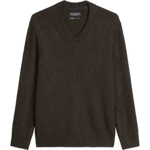 Marc O'Polo - Gebreide Pullover - Mêlee - Regular Fit - Wolmix