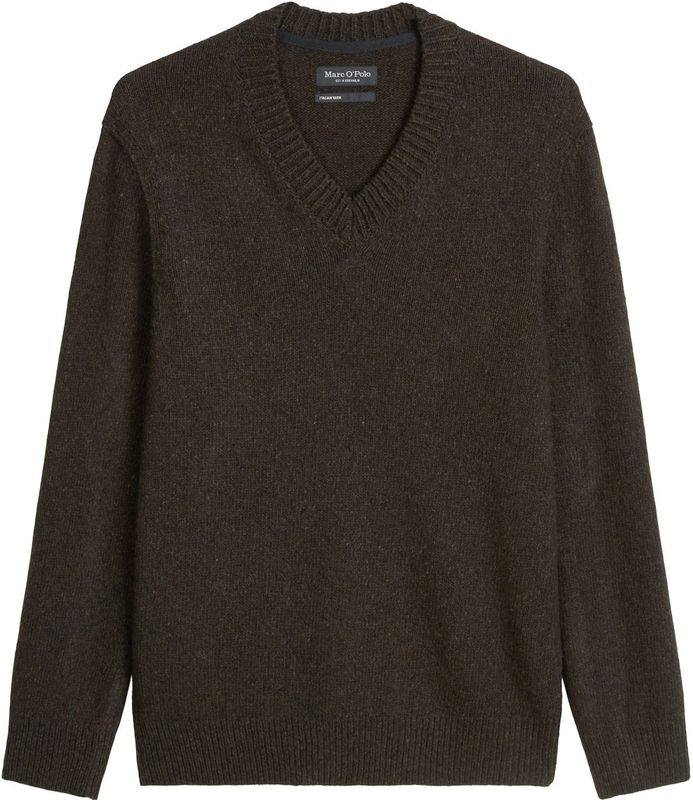Marc O'Polo - Gebreide Pullover - Mêlee - Regular Fit - Wolmix
