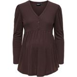 Olmcamoni - Blouse - V-Hals - Korte Mouwen - Regular Fit
