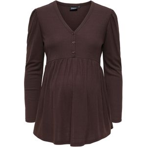 Olmcamoni - Blouse - V-Hals - Korte Mouwen - Regular Fit