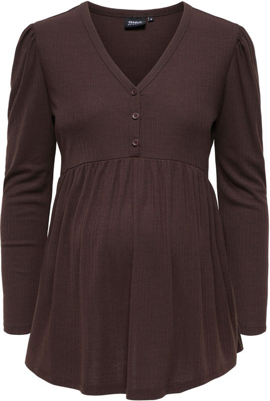 Olmcamoni - Blouse - V-Hals - Korte Mouwen - Regular Fit