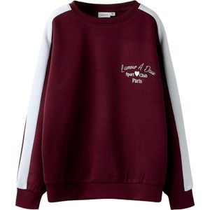 Sweatshirt - Regular Fit - Lange Mouwen - Ronde Hals - Geribde Zoom