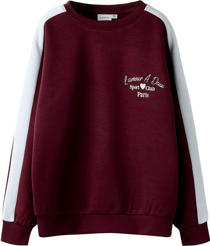 Sweatshirt - Regular Fit - Lange Mouwen - Ronde Hals - Geribde Zoom