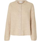 Selected - Lulu New - Cardigan - Ronde Hals - Lange Mouwen - Knoopsluiting