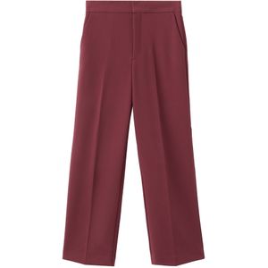 MANGO Pantalon  donkerrood
