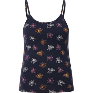 Ulla Popken Onderhemd  marine / oranje / pink / wit