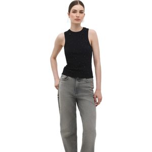 No Matter What Top  zwart