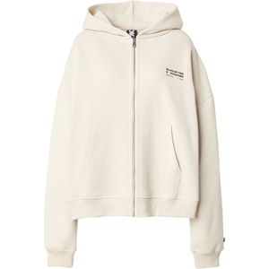 Karo Kauer Sweatvest  crème / zwart