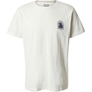 BLEND Shirt  blauw / geel / jade groen / wit