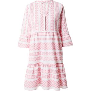ABOUT YOU Jurk  pink / wit