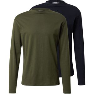 ABOUT YOU Shirt 'Hassan'  donkerblauw / groen