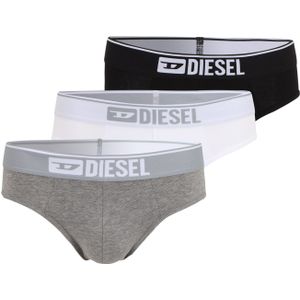 DIESEL Slip 'Andre'  grijs gemêleerd / zwart / wit