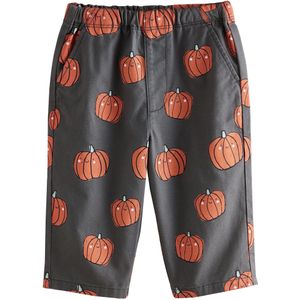 Next Broek  antraciet / oranje