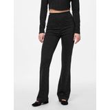 Broek - PCNIANNAH - Harembroek - Krijtstrepen - Flared, Mid Waist, Gevoerde Zoom