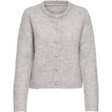 ONLY Gebreid vest 'ONLViva'  grijs gemêleerd