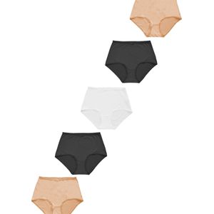 Next Slip  beige / zwart gemêleerd / wit