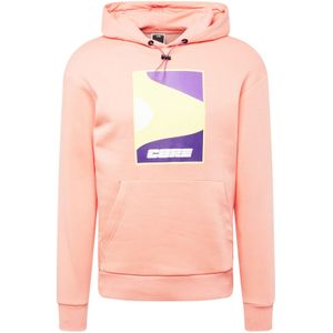 JACK & JONES CORE Hoodie JCOFAST met Printopdruk Koraalrood