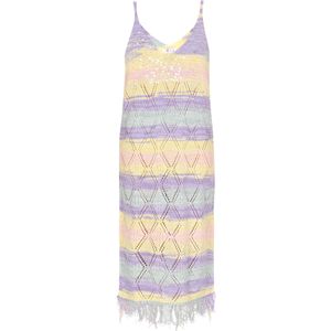 IZIA Strandjurk  geel / lavendel / lichtroze