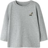 NAME IT Shirt 'NMMVIMPEL'  grijs / kaki / zwart