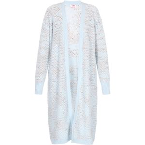 MYMO - Gebreid Vest - Blauw - Oranje - Rood