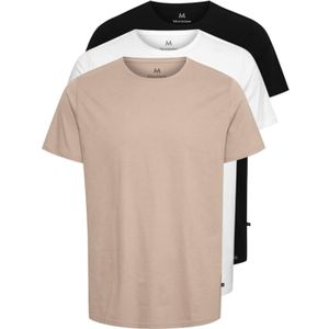 Matinique Shirt 'Jermane '  taupe / zwart / wit