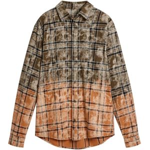 Desigual - Overhemd - Multicolor - Lange Mouwen - Geruite Print