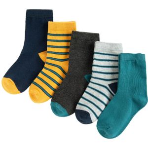 Cool Club Sokken  lichtblauw / donkerblauw / geel / wit