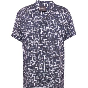 WESTMARK LONDON Overhemd 'Hawaii'  blauw / wit