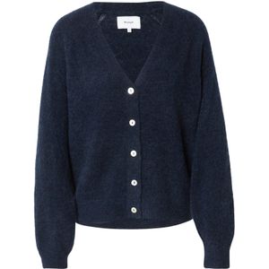 NÜMPH Gebreid vest 'RIETTE'  saffier