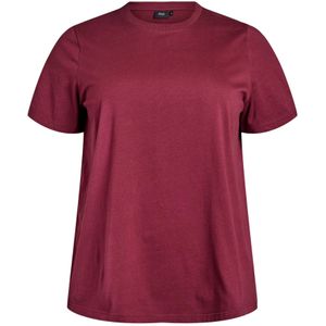 Zizzi Shirt 'Charlin'  donkerrood
