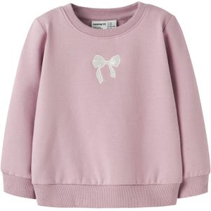 NAME IT Sweatshirt 'NMFSakkina'  mauve / wit
