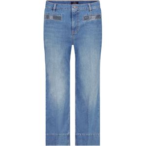 monari Jeans  blauw denim