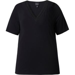 Ulla Popken Shirt  zwart