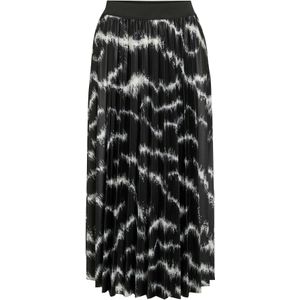 VILA Rok 'VINITBAN'  zwart / wit
