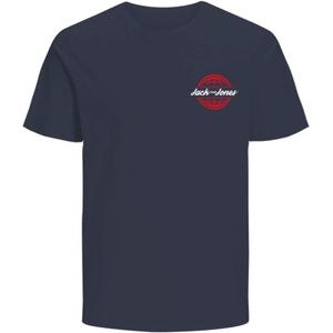 JACK & JONES Shirt  donkerblauw / olijfgroen / donkerrood / wit