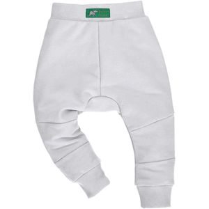 NINI Broek  lichtgrijs / groen