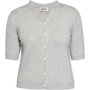 Sidona Gebreid vest  lichtgrijs