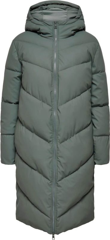 JDY - Jdyulrikka - Puffer Jas - Waterbestendig - Lang - Met Capuchon