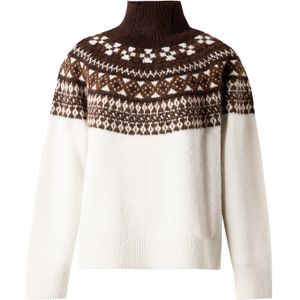 JJXX Trui 'JXKRISTIN'  karamel / donkerbruin / eierschaal