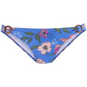 Look - Floral Bikinibroekje - Blauw - Polyamide